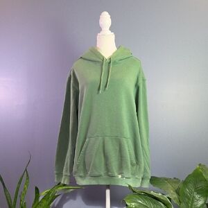 H&M Green Pullover Oversized Hoodie M